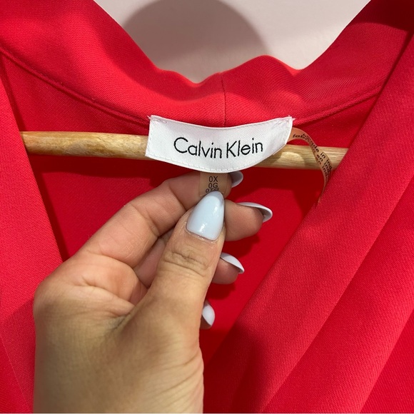 Calvin Klein Hot Pink Tank Blouse Plus Size - Picture 3 of 10